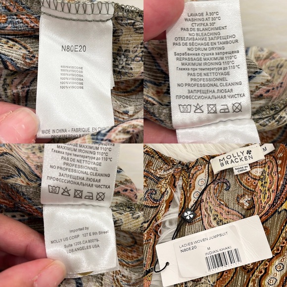 Molly Bracken Paisley Short Sleeve Jumpsuit - Picture 14 of 16